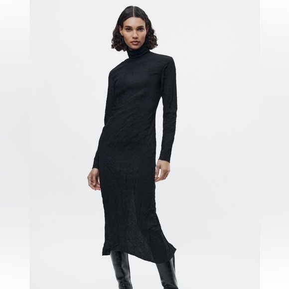 Zara Dresses & Skirts - Zara Black Long Sleeve Dress